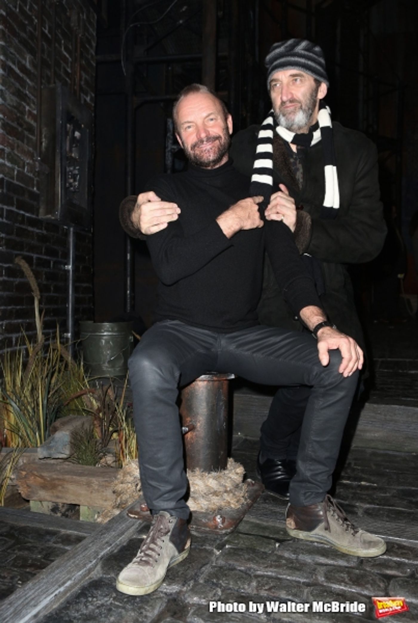 Photo Coverage: Sting Celebrates Opening Night in THE LAST SHIP! Image