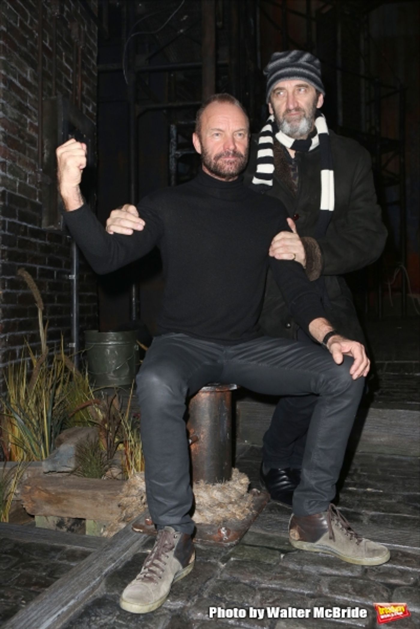 Photo Coverage: Sting Celebrates Opening Night in THE LAST SHIP! Image