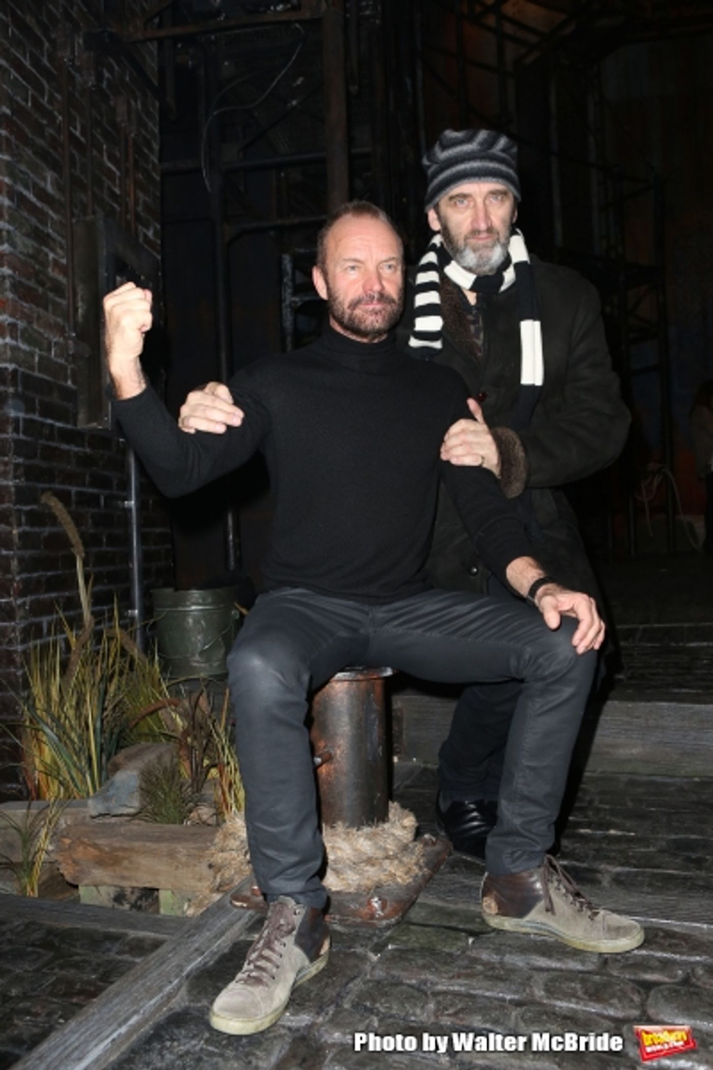 Photo Coverage: Sting Celebrates Opening Night in THE LAST SHIP! Image