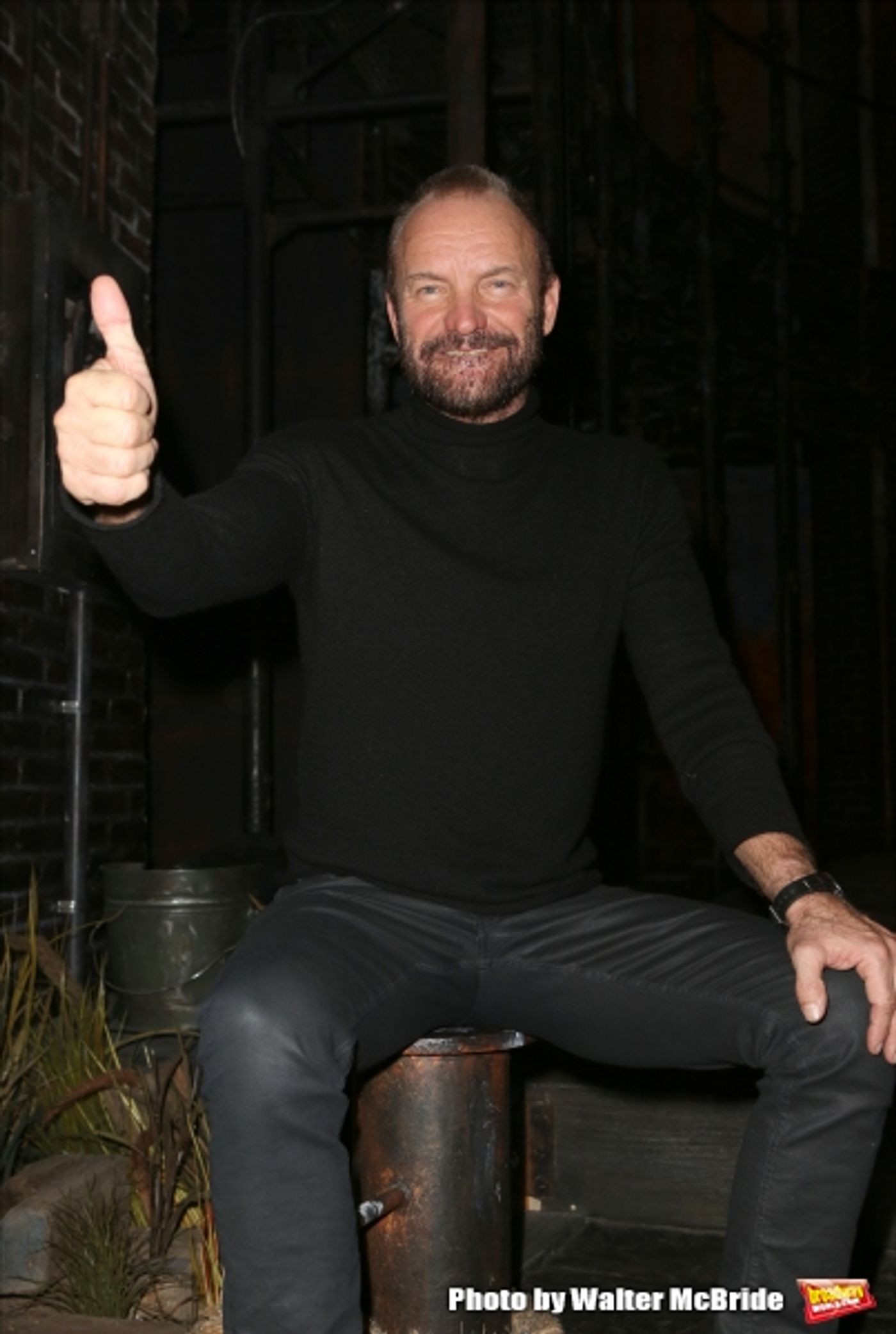 Photo Coverage: Sting Celebrates Opening Night in THE LAST SHIP! Image