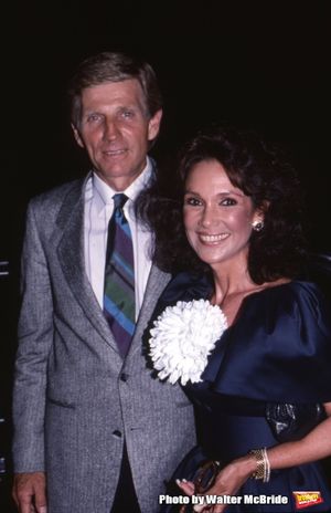 Gary Collins and Mary Ann Mobley on September 1, 1988 in Los Angeles, California. Photo