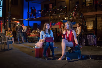 Carolyn Braver (Zoe) and Caroline Neff (Krista)  Photo
