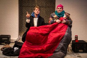 Conor Woods and Maria Margaglione in Perfect Space by Joshua Rollins Photo