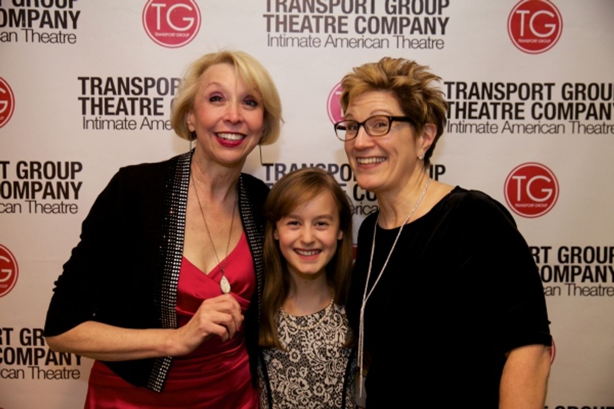 Julie Halston, Sydney Lucas, Lisa Kron at 