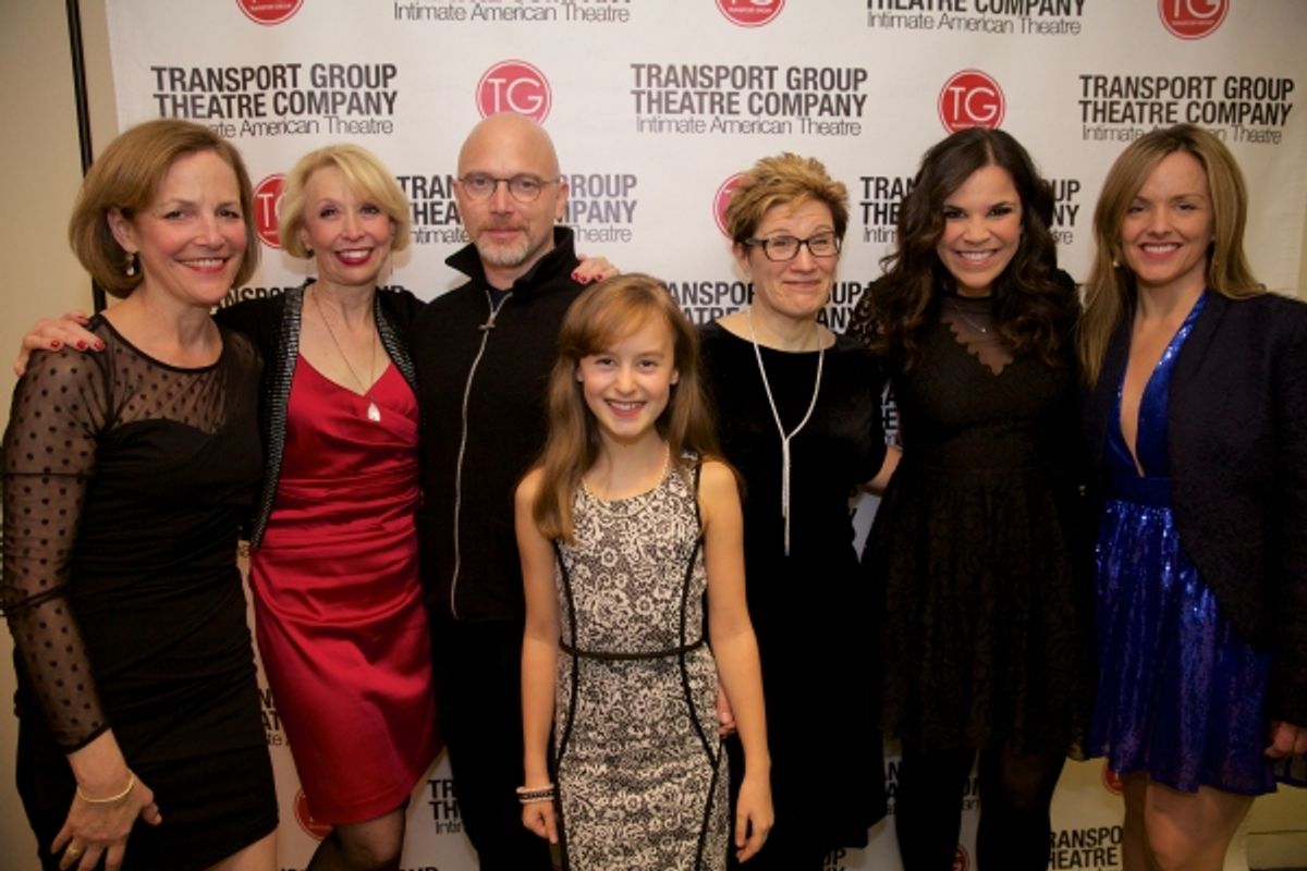 Barbara Whitman, Julie Halston, Michael Cerveris, Sydney Lucas, Lisa Kron, Lindsay Mendez, Alice Ripley at 