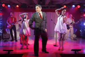 James Barry, Talene Monahon. Damian Baldet, Erica Dorfler, Larry Tobias @ BroadwayWorld James Barry, Talene Monahon. Damian Baldet, Erica Dorfler, Larry Tobias Photo