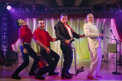 Alex Boniello, James Barry, Damian Baldet, Larry Tobias Photo