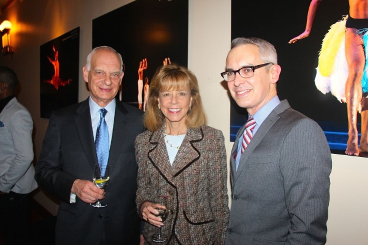 Alvin Ailey American Dance Theater Board Chairs Eric and Daria Wallach with Executive Director Bennett Rink at 