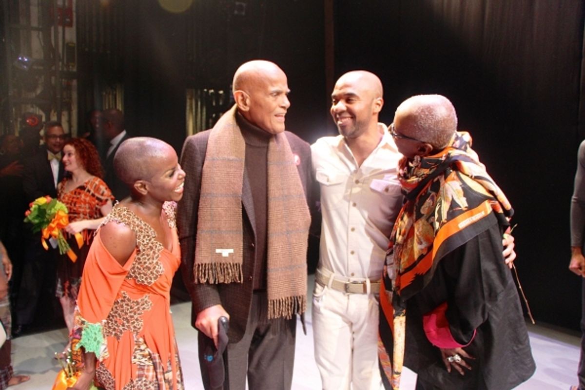 Hope Boykin, Harry Belafonte, Matthew Rushing and Judith Jamison at 