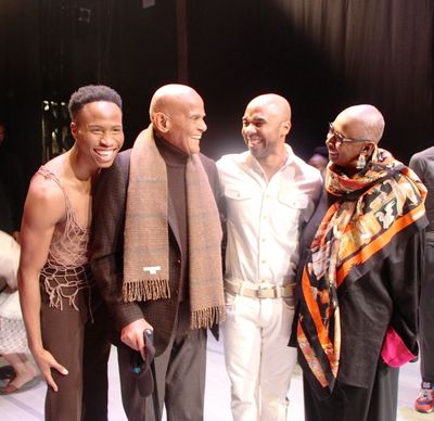 Jeroboam Bozeman, Harry Belafonte, Matthew Rushing and Judith Jamison Photo