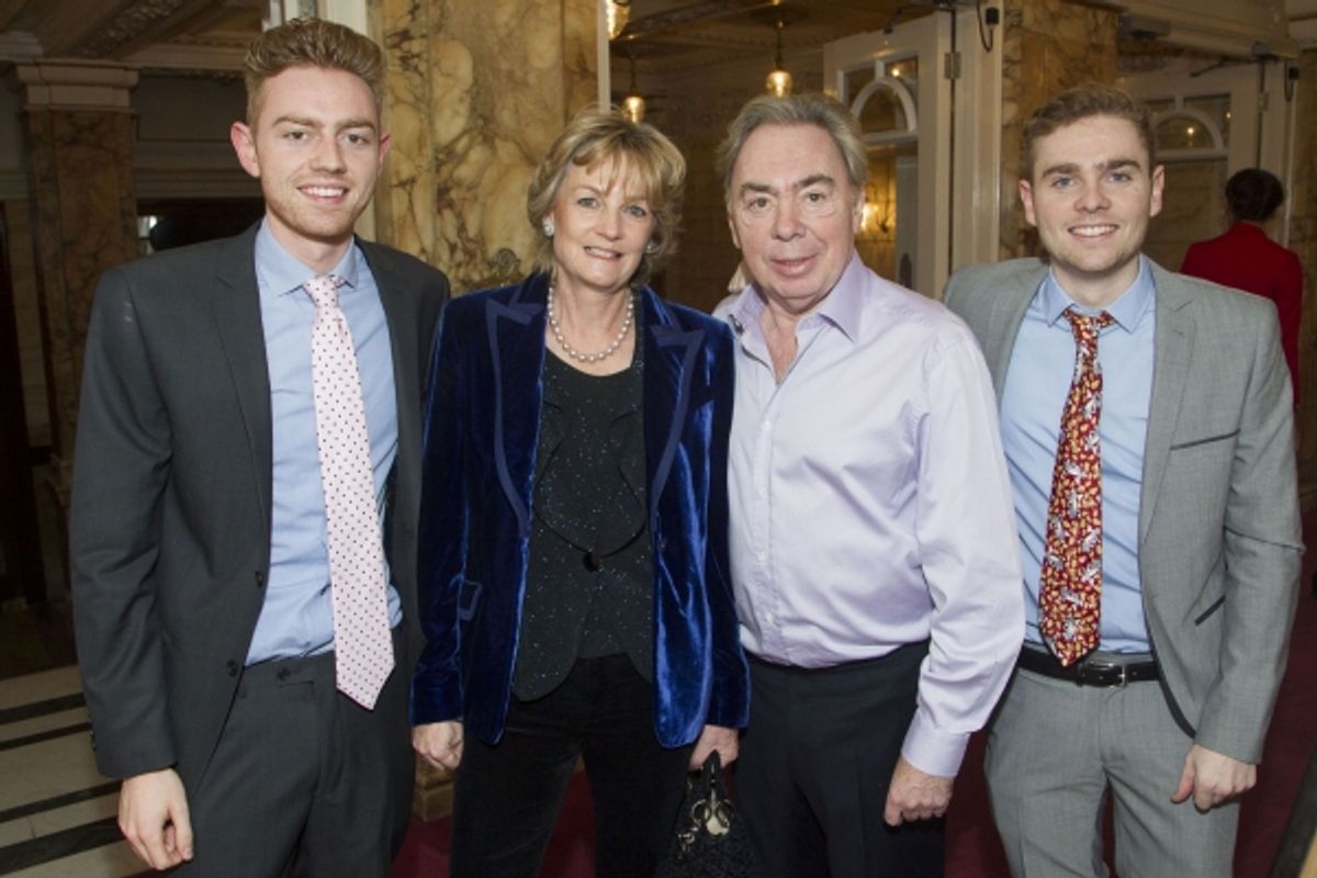 Alastair Lloyd Webber, Madeleine Lloyd Webber, Andrew Lloyd Webber and William Lloyd Webber  at 