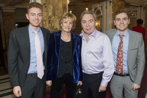 Alastair Lloyd Webber, Madeleine Lloyd Webber, Andrew Lloyd Webber and William Lloyd  Photo