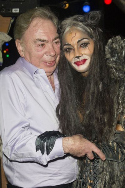 Andrew Lloyd Webber (Music) and Nicole Scherzinger (Grizabella)  Photo