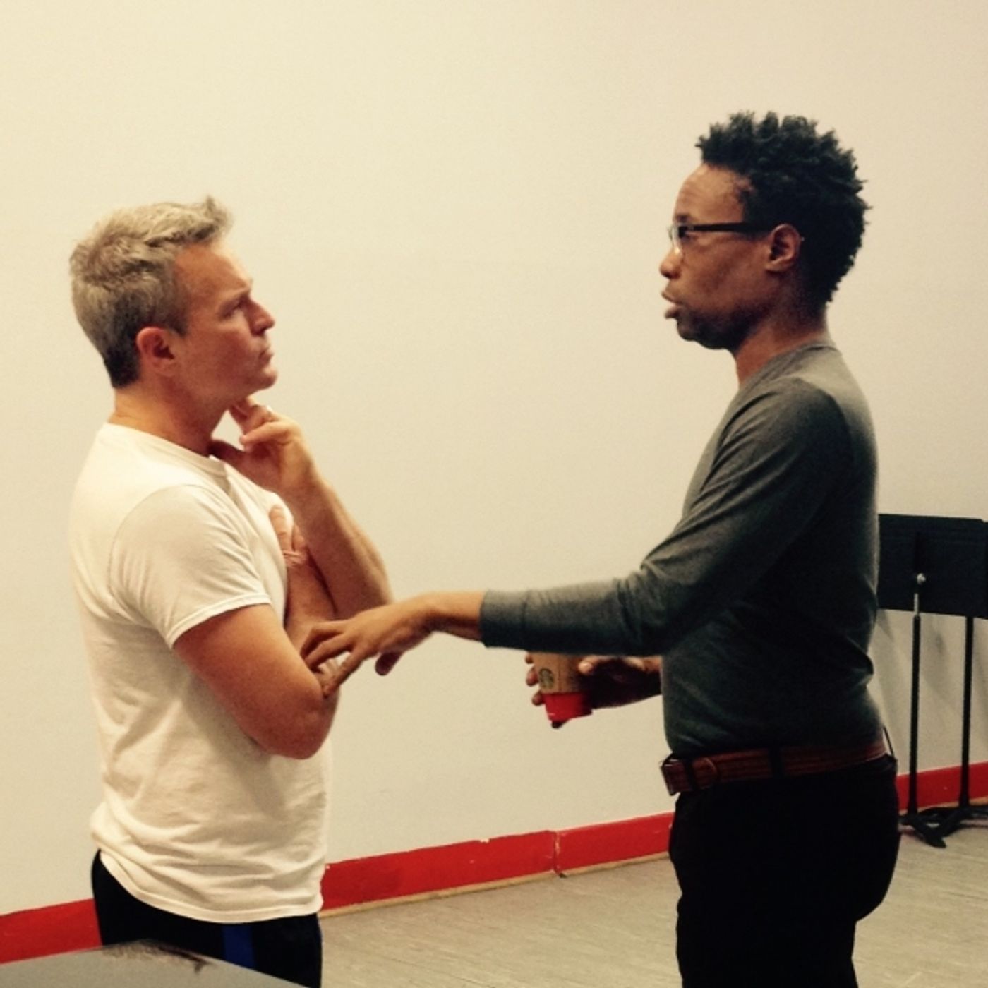 Photo Flash: In Rehearsal for HAM: SLICES OF LIFE with Sam Harris and Billy Porter  Image