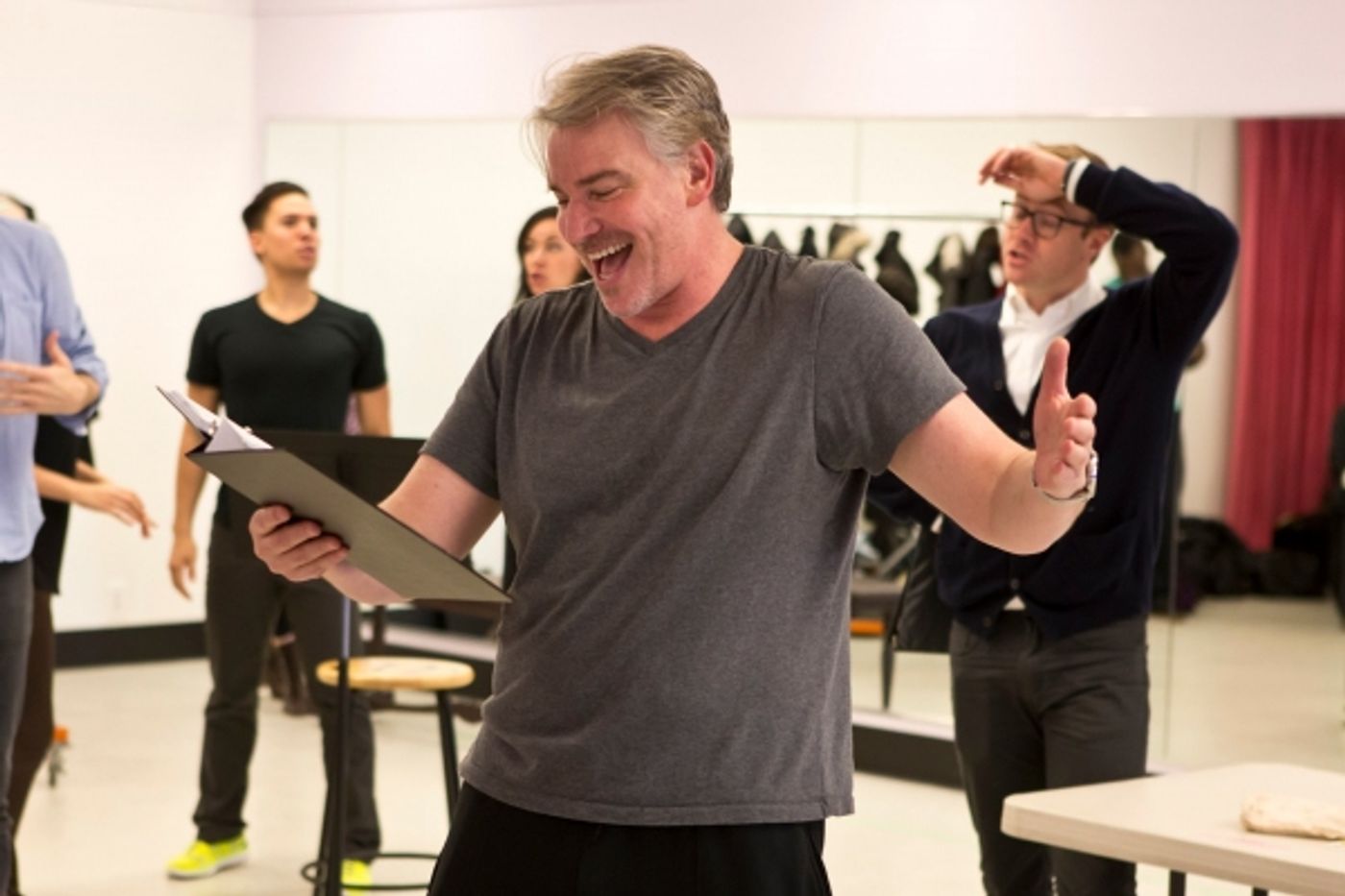 Photo Flash: In Rehearsal with Douglas Sills, Joshua Henry, Betsy Wolfe & More for The Actors Fund's MR. MAGOO'S CHRISTMAS Benefit  Image