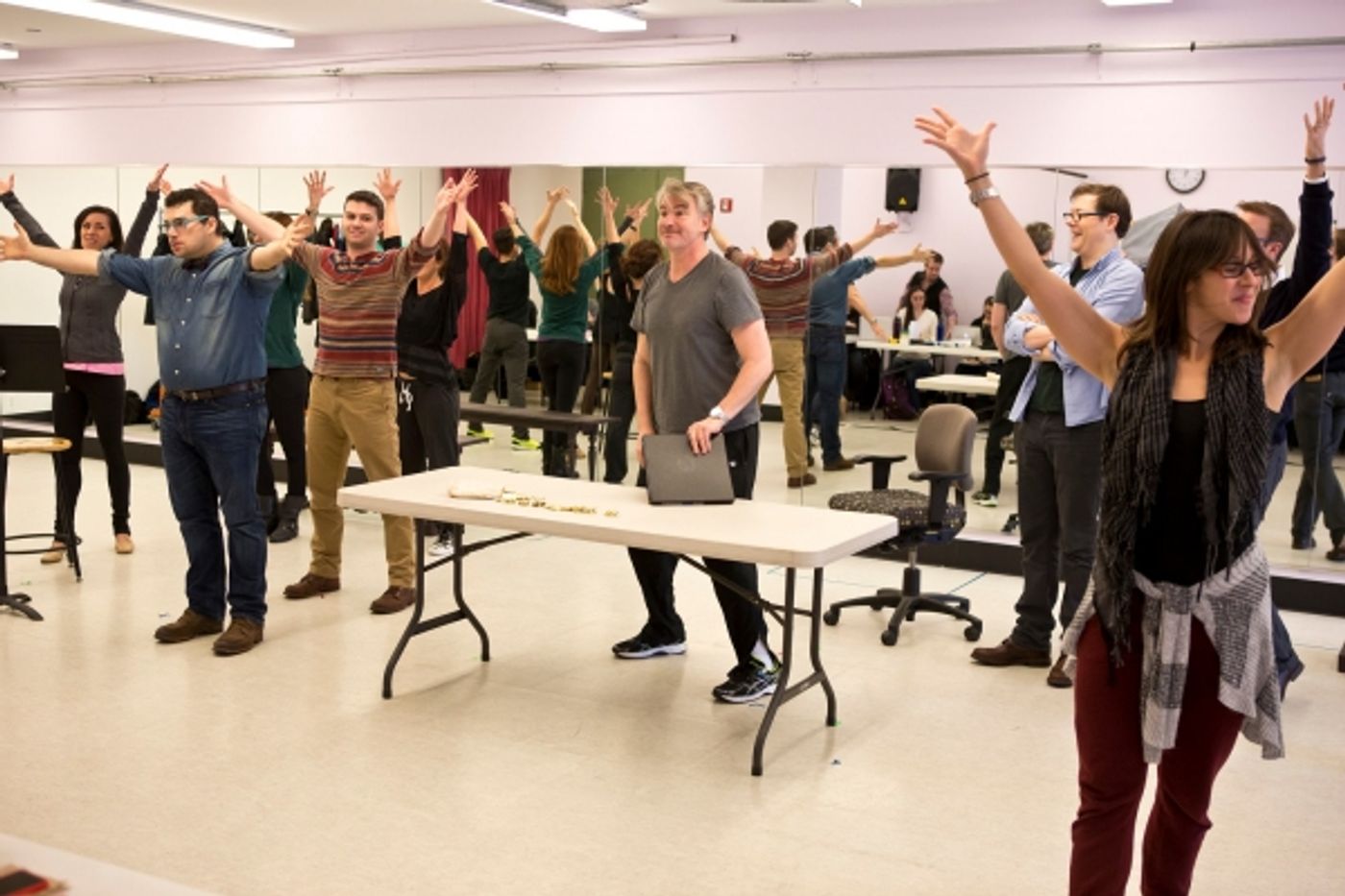 Photo Flash: In Rehearsal with Douglas Sills, Joshua Henry, Betsy Wolfe & More for The Actors Fund's MR. MAGOO'S CHRISTMAS Benefit  Image