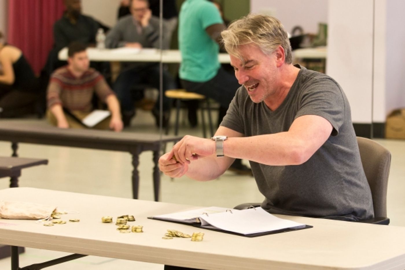 Photo Flash: In Rehearsal with Douglas Sills, Joshua Henry, Betsy Wolfe & More for The Actors Fund's MR. MAGOO'S CHRISTMAS Benefit  Image