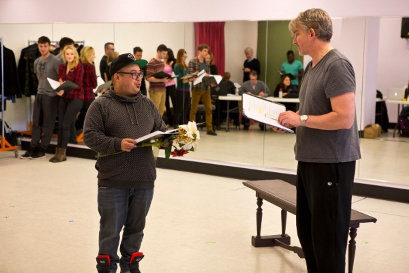 Photo Flash: In Rehearsal with Douglas Sills, Joshua Henry, Betsy Wolfe & More for The Actors Fund's MR. MAGOO'S CHRISTMAS Benefit  Image