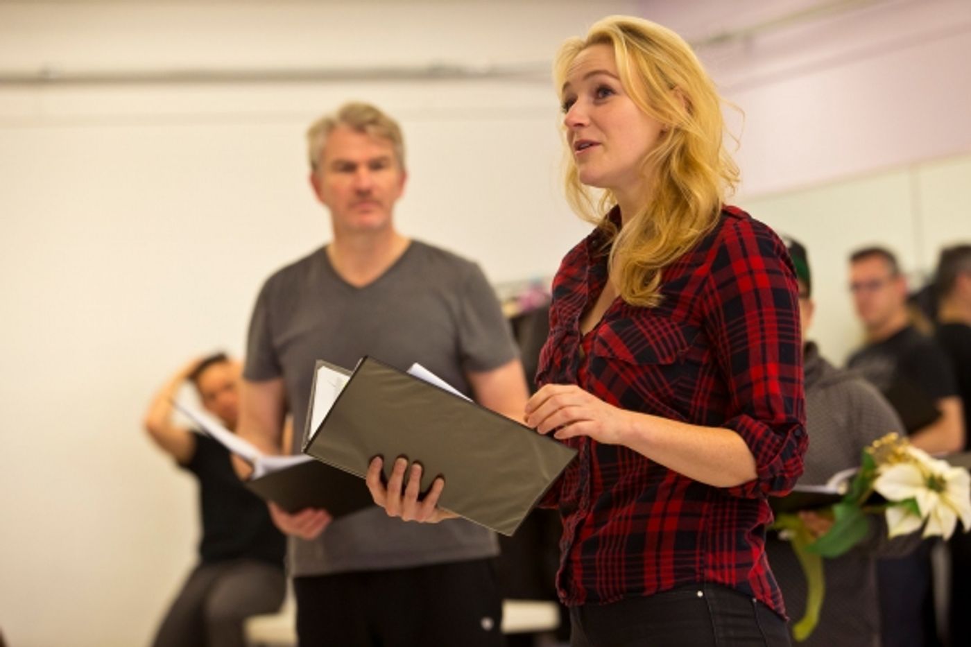 Photo Flash: In Rehearsal with Douglas Sills, Joshua Henry, Betsy Wolfe & More for The Actors Fund's MR. MAGOO'S CHRISTMAS Benefit  Image
