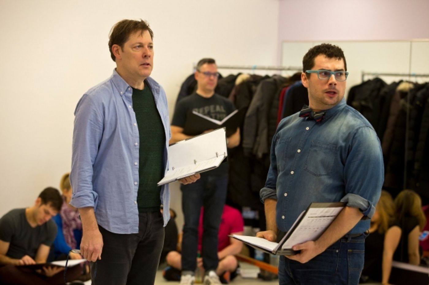 Photo Flash: In Rehearsal with Douglas Sills, Joshua Henry, Betsy Wolfe & More for The Actors Fund's MR. MAGOO'S CHRISTMAS Benefit  Image