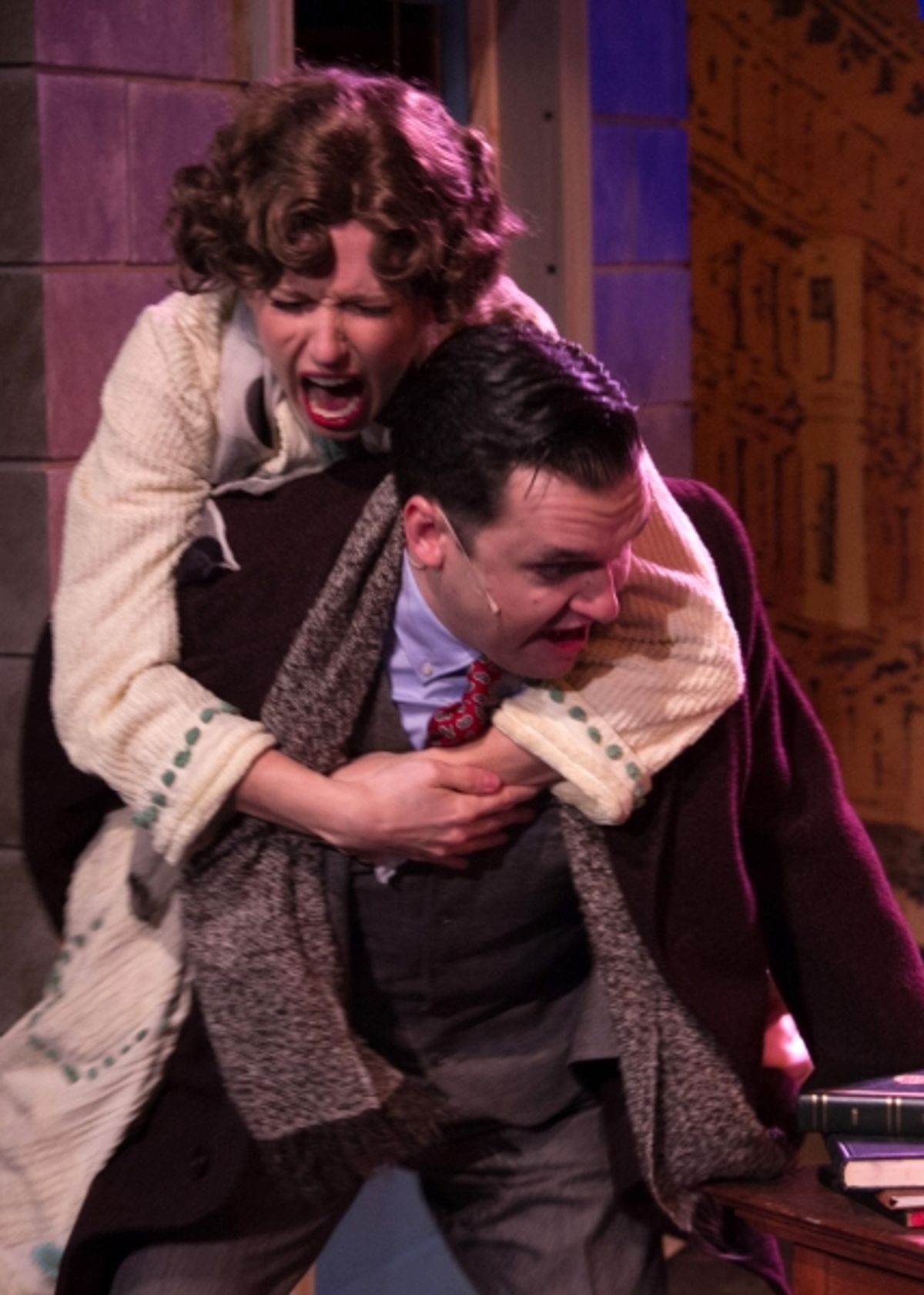 Erika C. Miller as Amalia and Stanton Kane Morales as Georg at 