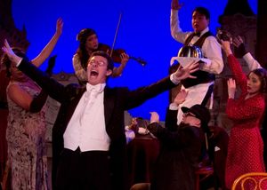 Matt Takahashi as The Waiter with Elizabeth Adabale, Tina Nguyen, Eric T. Anderson, D Photo