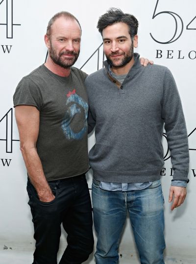 Sting and Josh Radnor  Photo