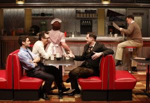 Adam Kantor (Eddie), Josh Grisetti (Shrevie), and Bryan Fenkart (Modell)  Photo