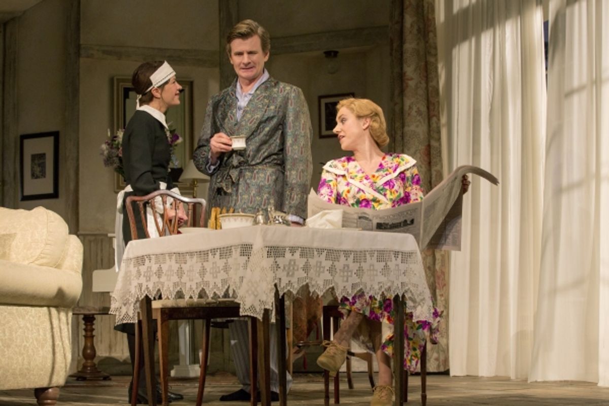 Susan Louise OÃ¢â‚¬â„¢Connor as Edith, Charles Edwards as Charles Condomine and Charlotte Parry as Ruth Condomine  at 