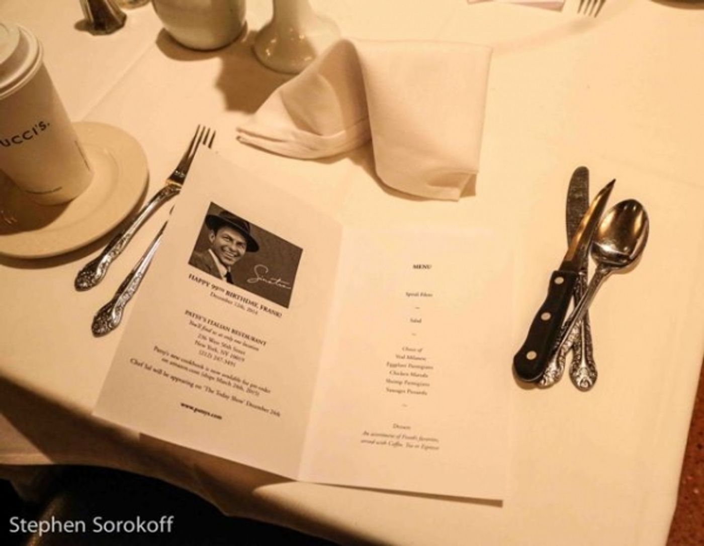 Photo Coverage: Steve Tyrell Hosts Sirius Radio Happy 99th Birthday Frank Sinatra Party at Patsy's  Image