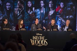 Anna Kendrick, Rob Marshall, James Corden and John DeLuca Photo