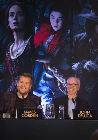 James Corden and producer John DeLuca Photo