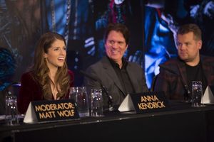Anna Kendrick, Rob Marshall and James Corden Photo