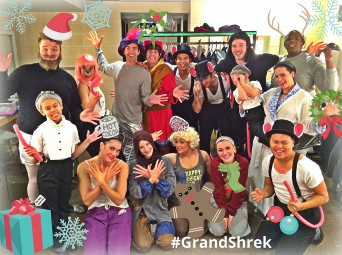 Photo Flash: Saturday Intermission Pics - December 13 - AN AMERICAN IN PARIS Posts First SIP After Opening; Plus Broadway's SIDE SHOW, KINKY BOOTS & More!  Image