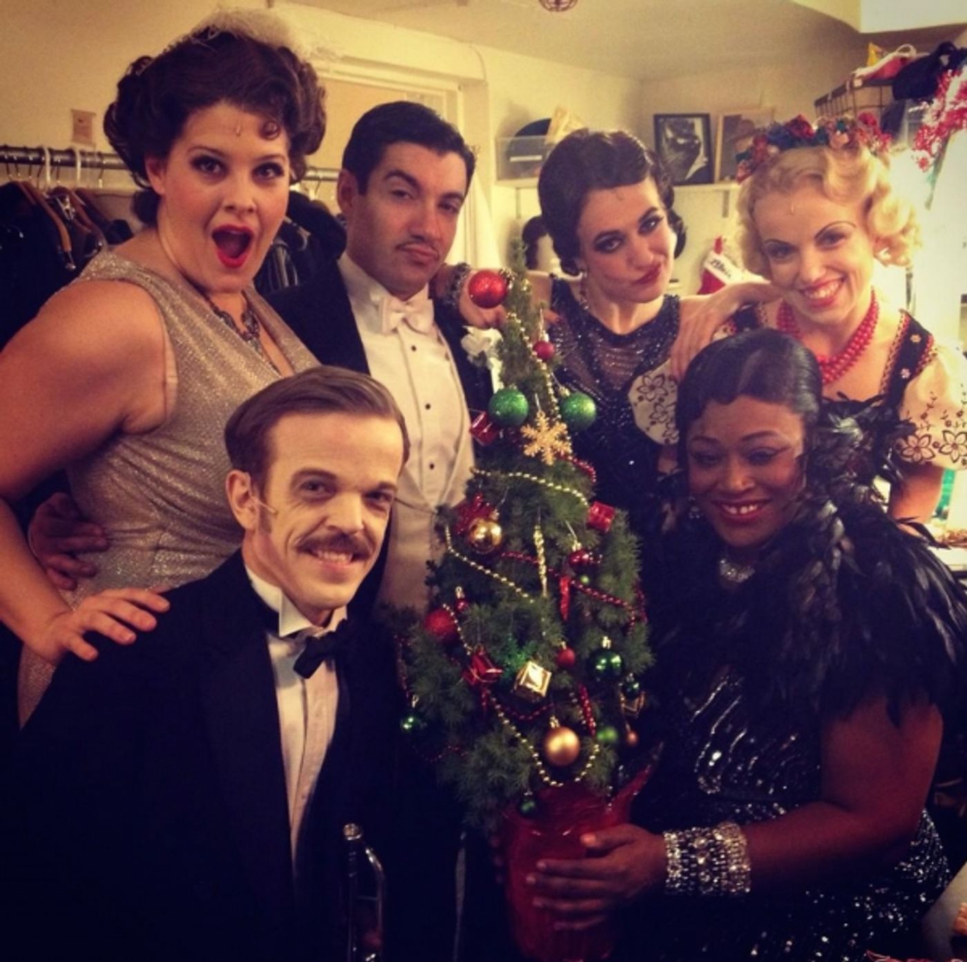 Photo Flash: Saturday Intermission Pics - December 13 - AN AMERICAN IN PARIS Posts First SIP After Opening; Plus Broadway's SIDE SHOW, KINKY BOOTS & More!  Image