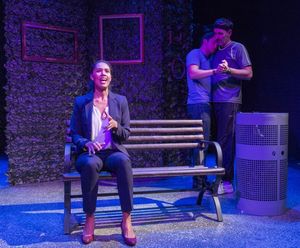 Zoey Martinson, Alex Kramer, and Erik Lochtefeld in â€"He Ate the Sun†by Sheila Callaghan directed by Michael Orsinski @ BroadwayWorld Zoey Martinson, Alex Kramer, and Erik Lochtefeld in â€"He Ate the Sun†by S Photo