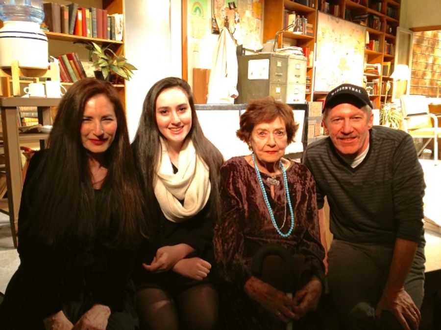 Photo Flash: Anne Frank's Cousin Attends WIESENTHAL Off-Broadway Image