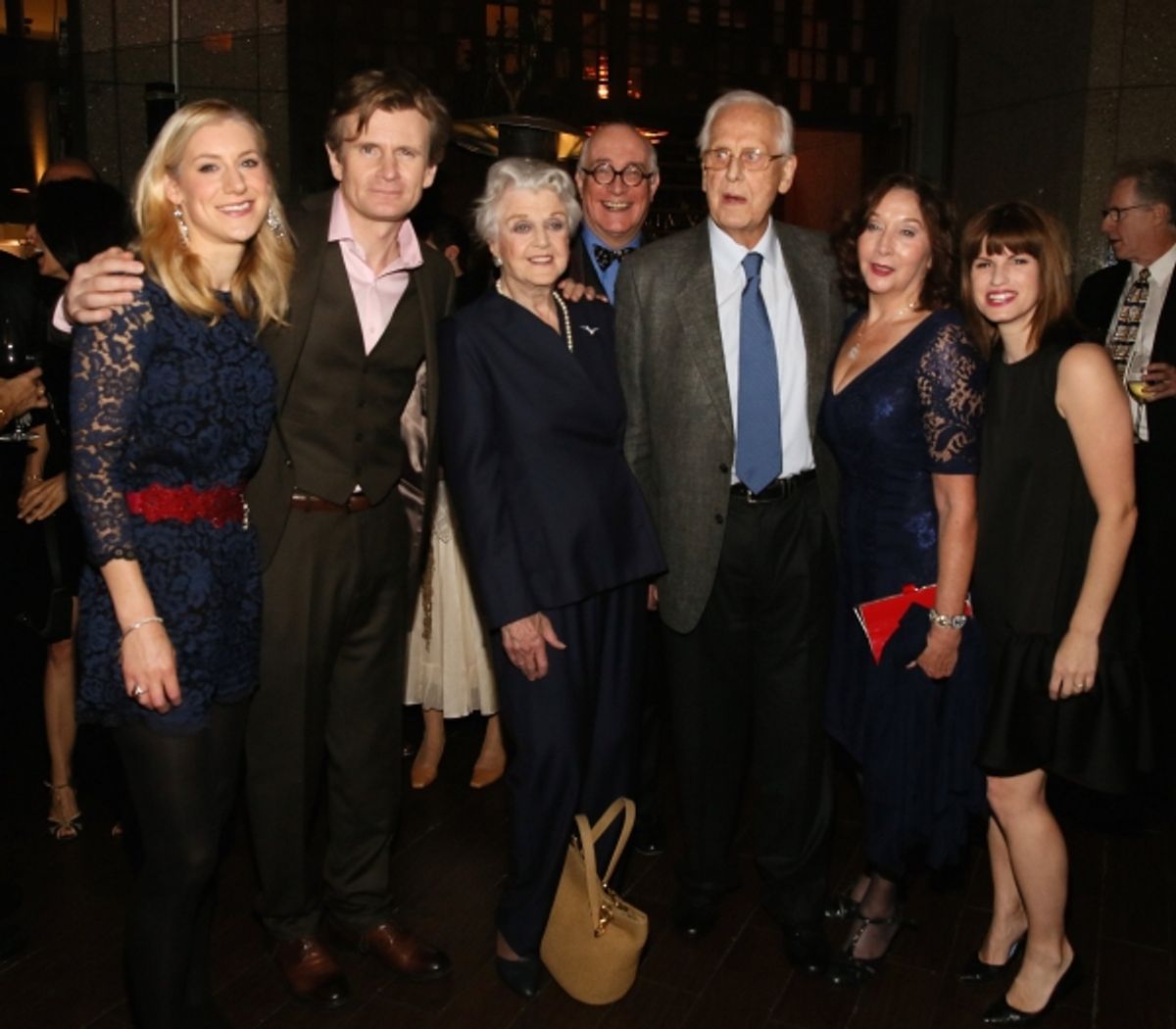  Charlotte Parry, Charles Edwards, Angela Lansbury, Simon Jones, Michael Blakemore, Sandra Shipley Jemima Rooper at 