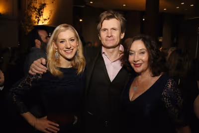 Charlotte Parry, Charles Edwards and Sandra Shipley  Photo