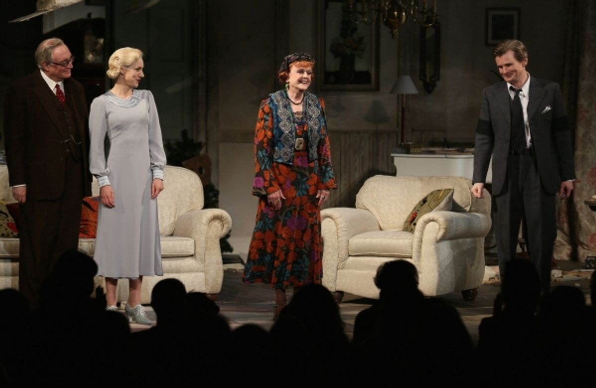Simon Jones, Charlotte Parry, Angela Lansbury and Charles Edwards  at 