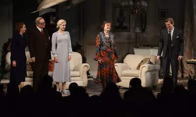 Sandra Shipley, Simon Jones, Charlotte Parry, Angela Lansbury and Charles Edwards Photo
