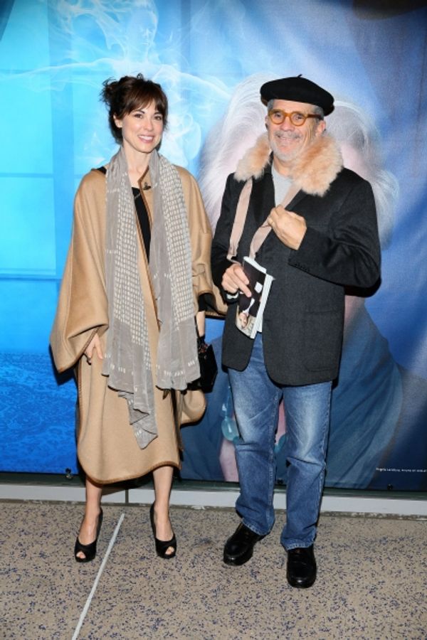 From left, actress Rebecca Pidgeon and David Mamet arrive for the opening night perfo Photo
