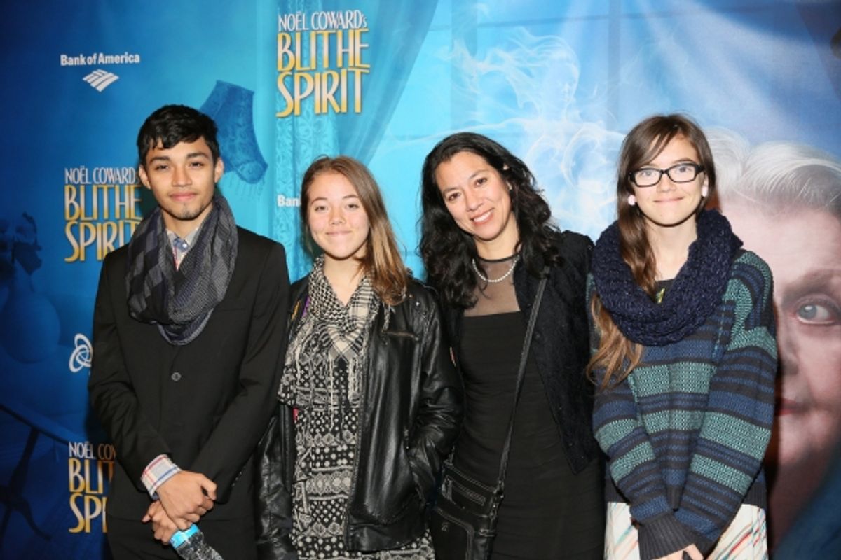 Eric Ochon, Maddy Miller, Sandra Tsing Loh and Susannah Miller at 