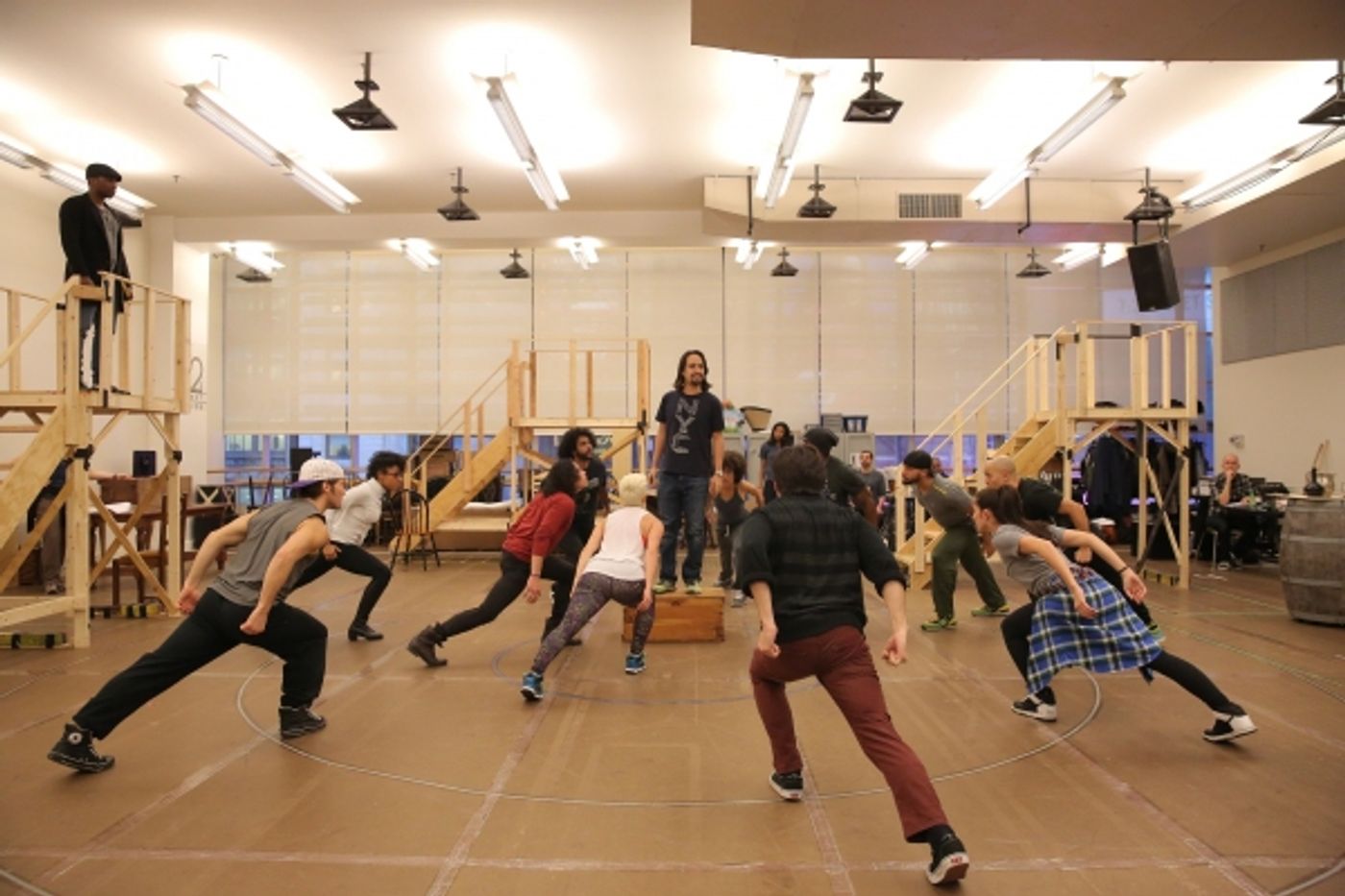 Photo Flash: Go Inside Rehearsals for Public Theater's HAMILTON with Lin-Manuel Miranda & More; Full Cast Announced!  Image