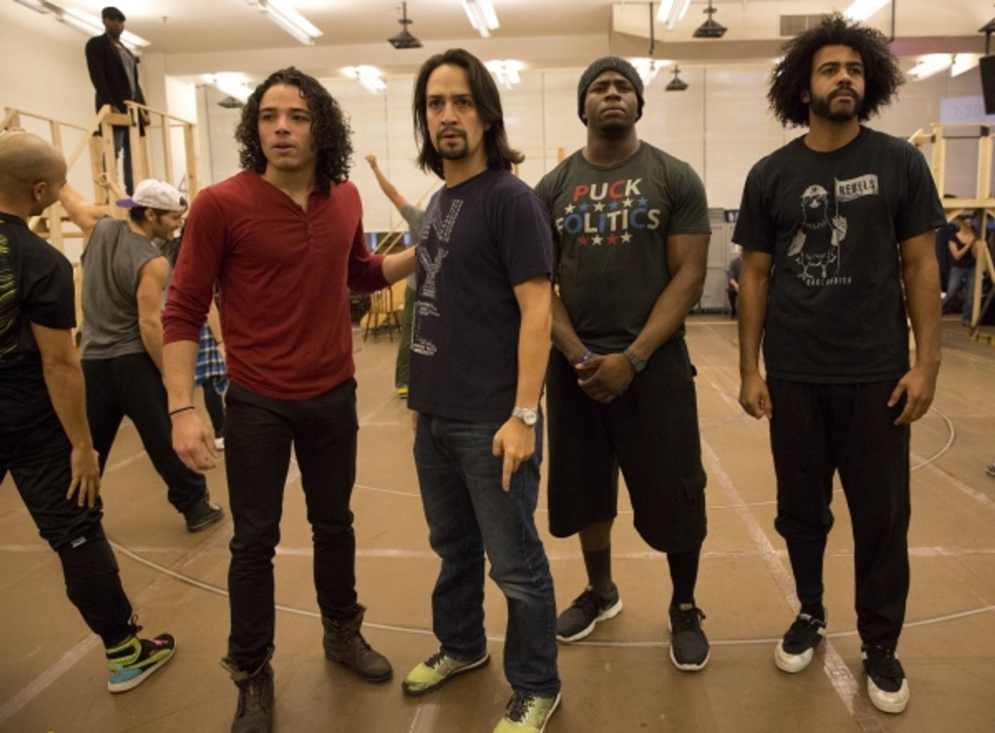 Photo Flash: Go Inside Rehearsals for Public Theater's HAMILTON with Lin-Manuel Miranda & More; Full Cast Announced!  Image