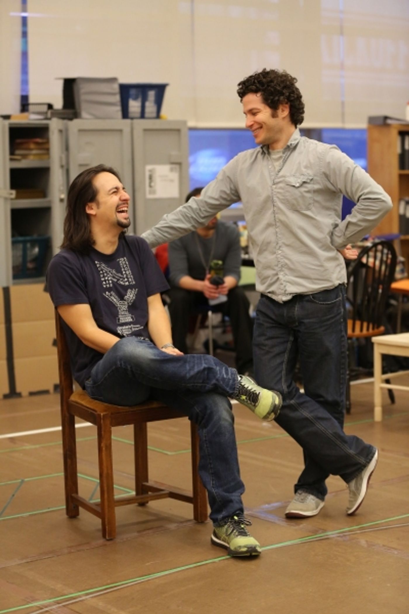 Photo Flash: Go Inside Rehearsals for Public Theater's HAMILTON with Lin-Manuel Miranda & More; Full Cast Announced!  Image