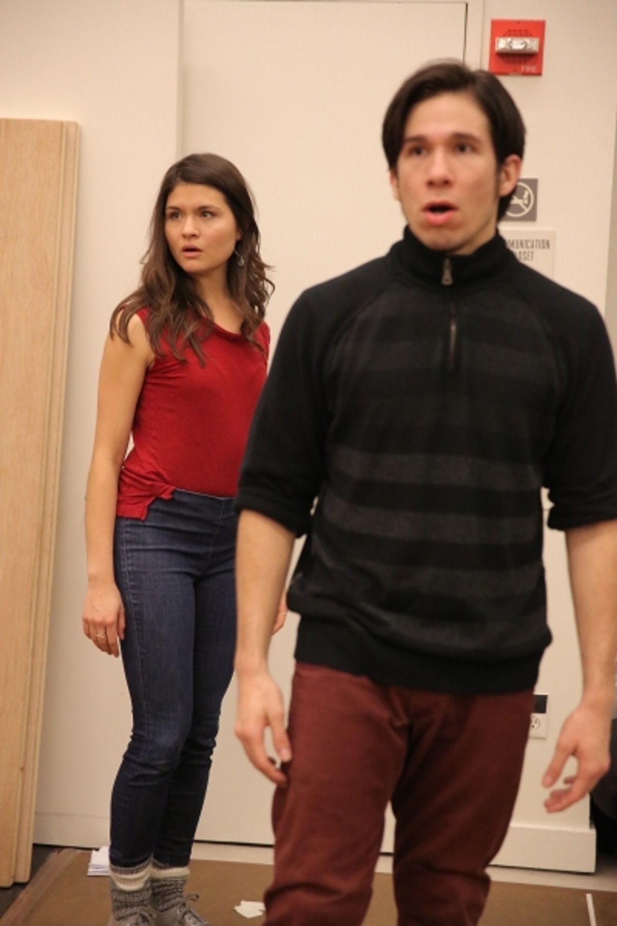 Phillipa Soo and Jon Rua at 