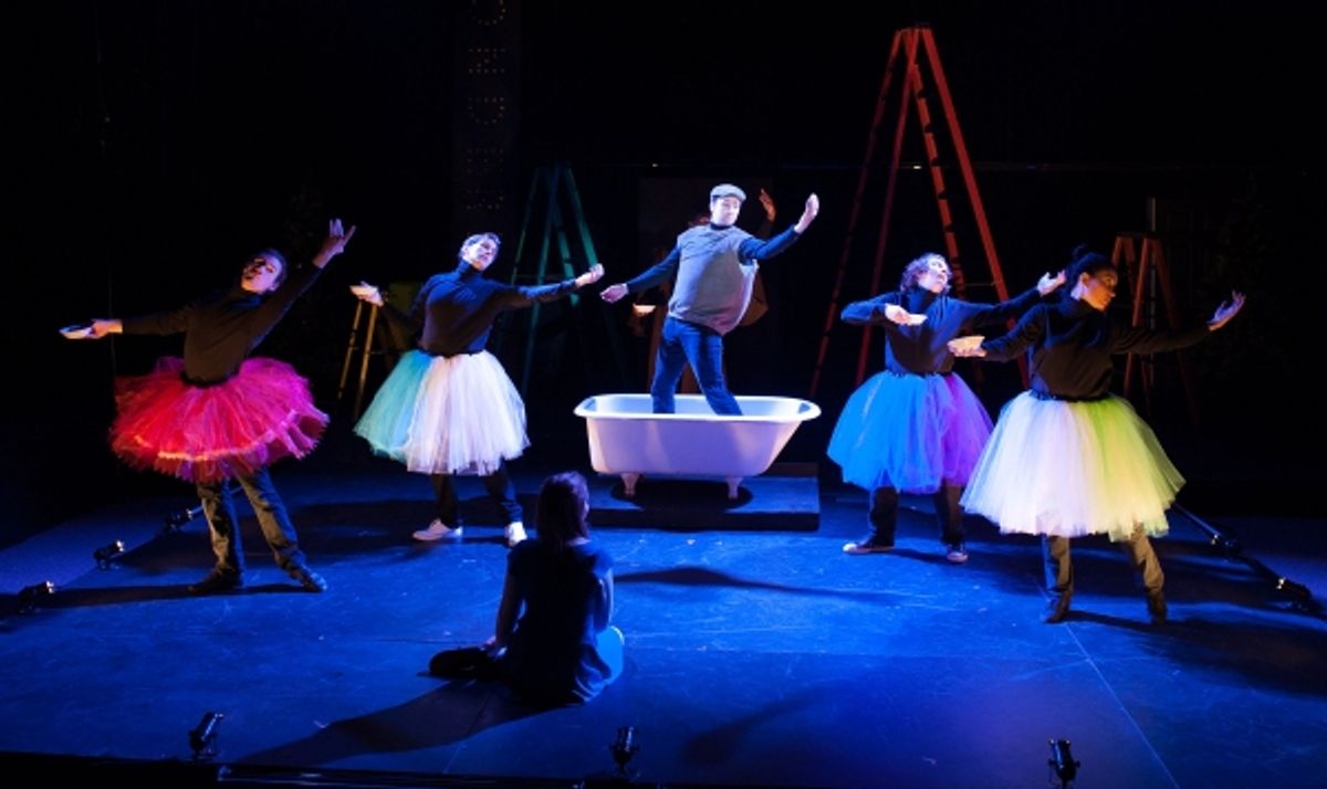 Andrew Betz, Sean Close, Emiley Kiser (as Alice), Sean Bradley (as the Mock Turtle), (Johnny Smith), Anita Holland at 