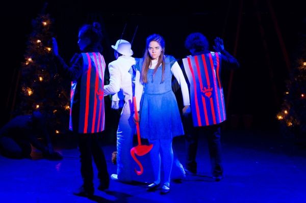 Anita Holland, Sean Close (as The White Rabbit), Emiley Kiser (as Alice), Johnny Smit Photo