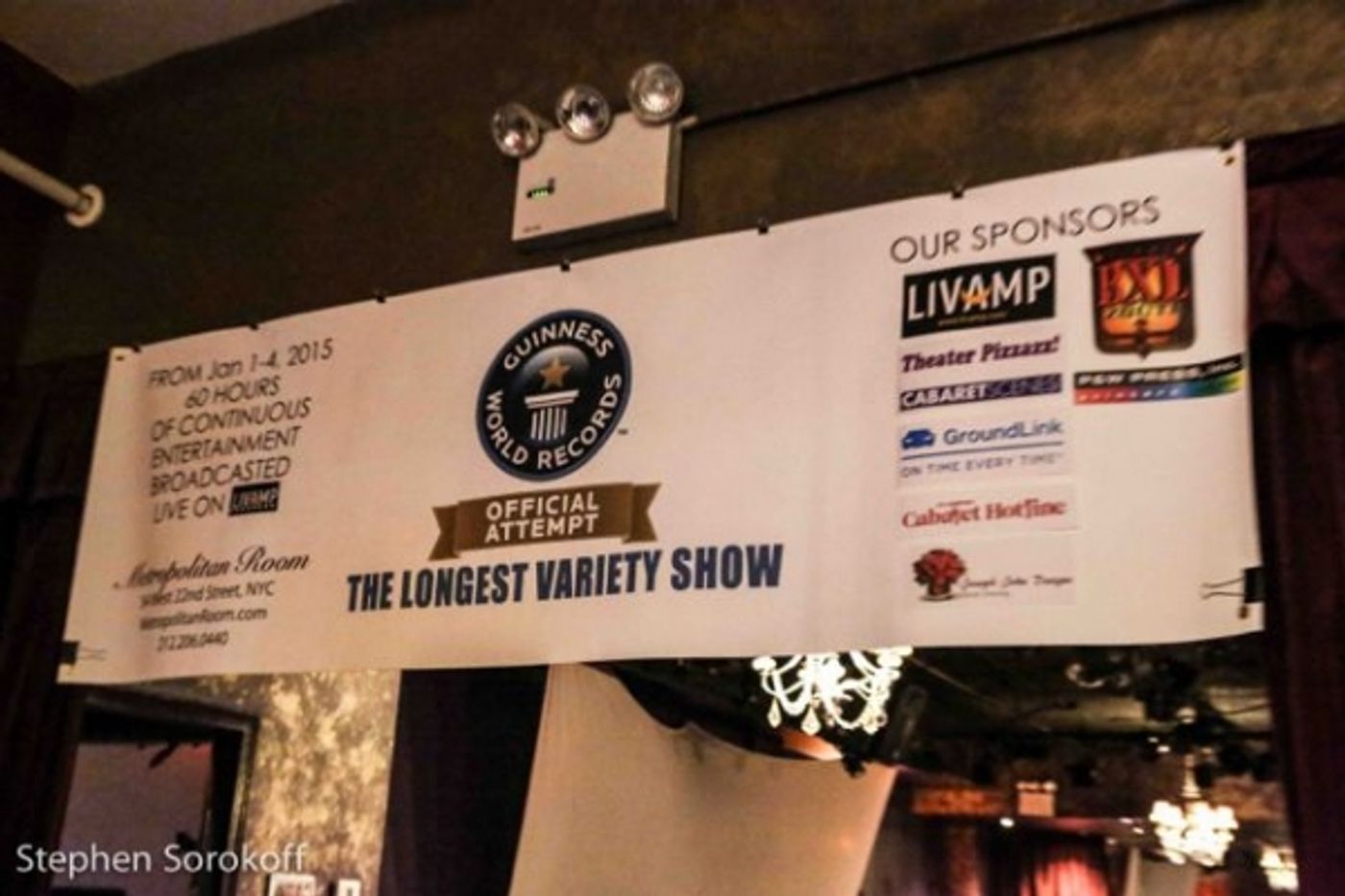 Photo Coverage: Entertainers Assemble for Metropolitan Room's Longest Variety Show Attempt  Image